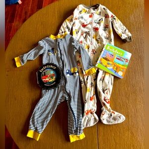 Jammies & Chunky Board Books Bundle w/Auto theme!
